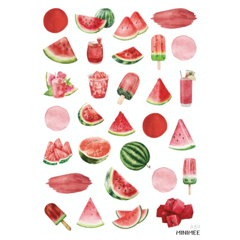 Samolepky A5 - Meloun