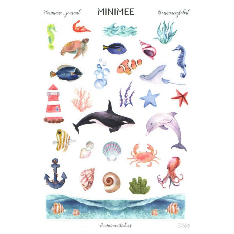 Samolepky A5 - Podmořský svět