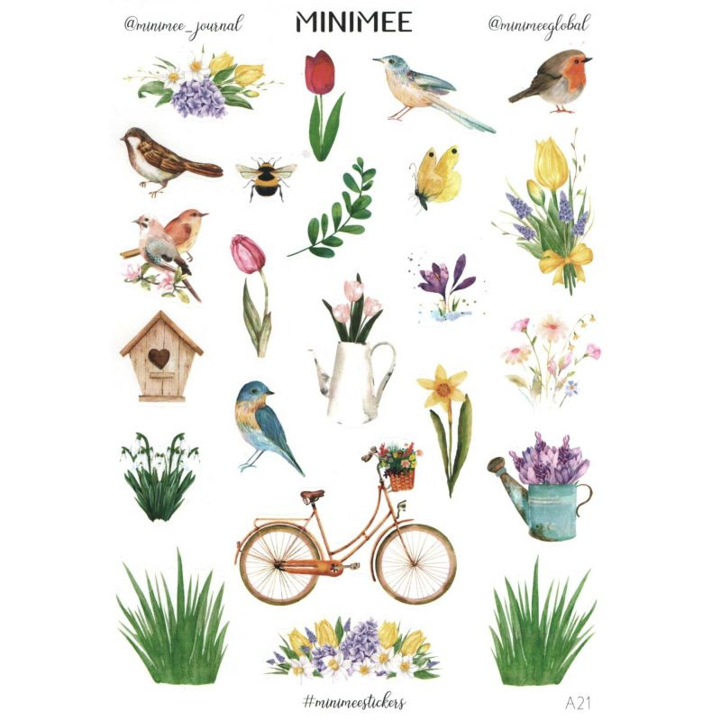 Samolepky A5 - Ahoj jaro