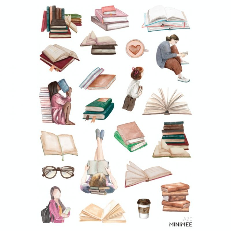 Samolepky A5 - Čtení