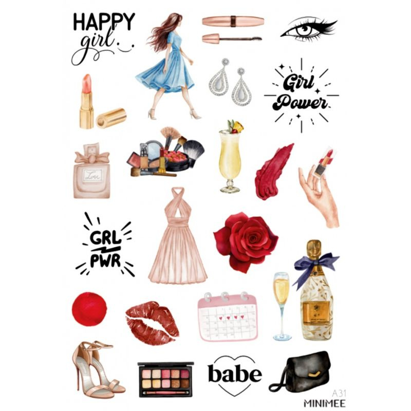 Samolepky A5 - Dívčí den