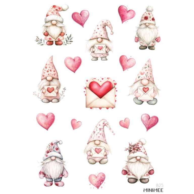 Samolepky A5 - Skřítek Valentýnek