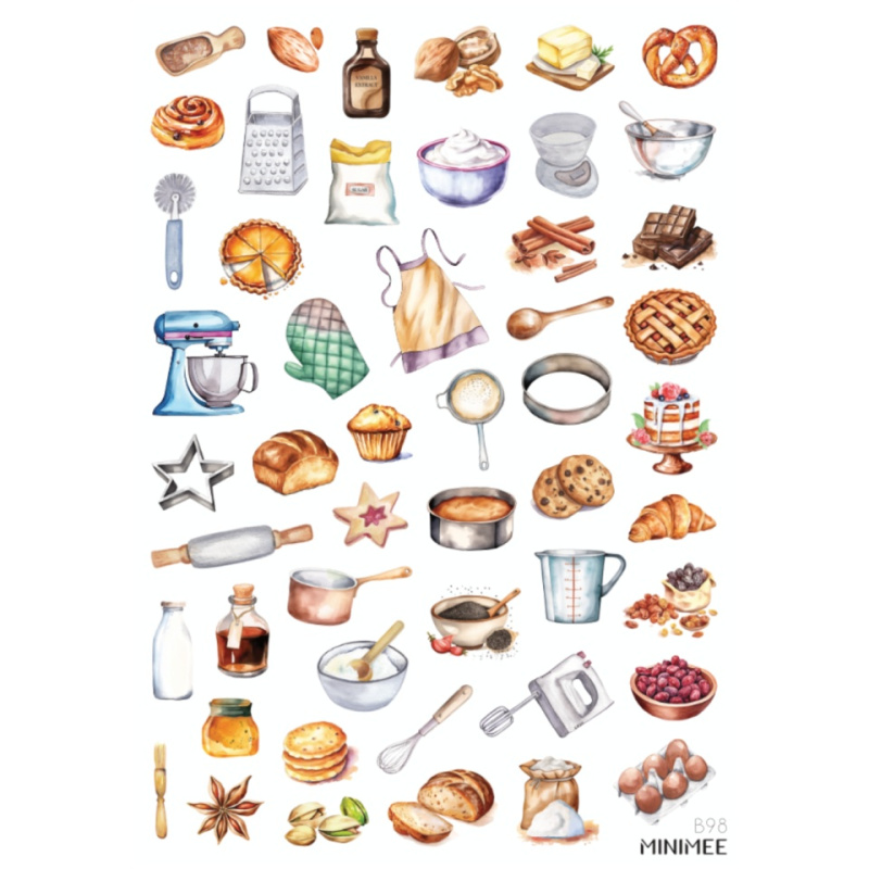 Samolepky A5 - Pečení