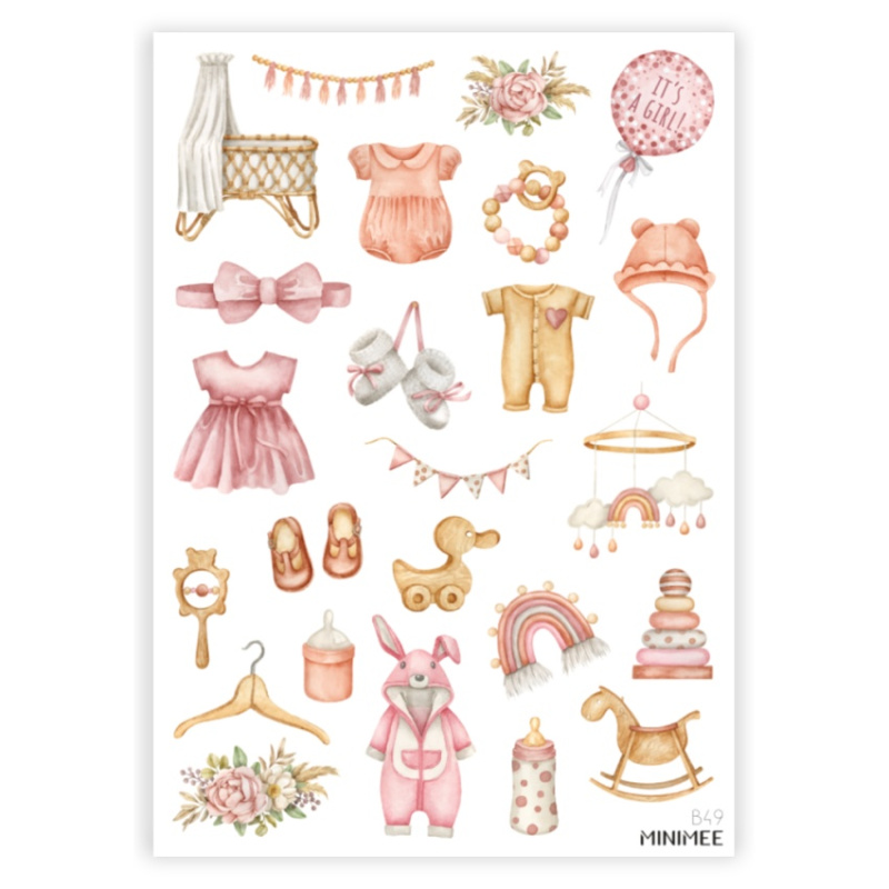 Samolepky A5 - Mimi holka