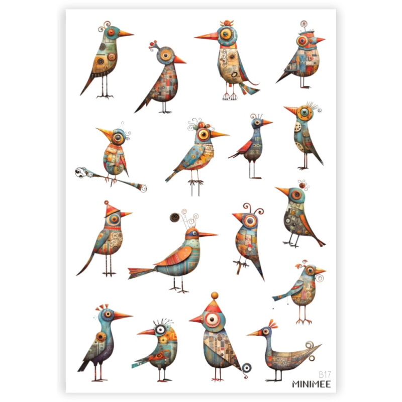 Samolepky A5 - Divnoptáček
