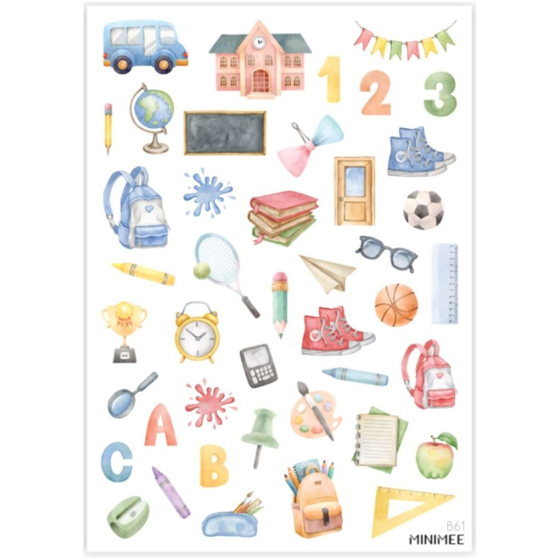 Samolepky A5 - Škola volá