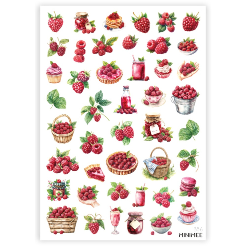 Samolepky A5 - Maliny