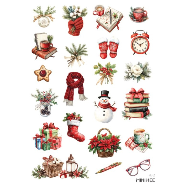 Samolepky A5 - Vánoční plánování