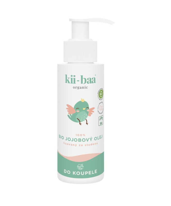 kii-baa 100% Jojobový Bio olej 100ml 0+ Do koupele