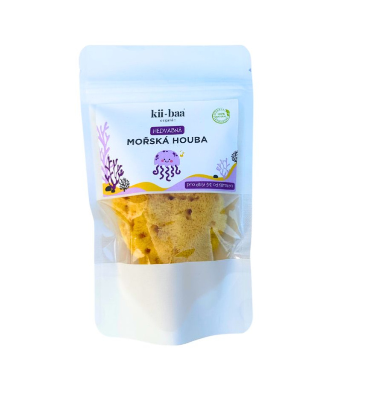 Kii-baa nejjemnější mořská houba k mytí miminka