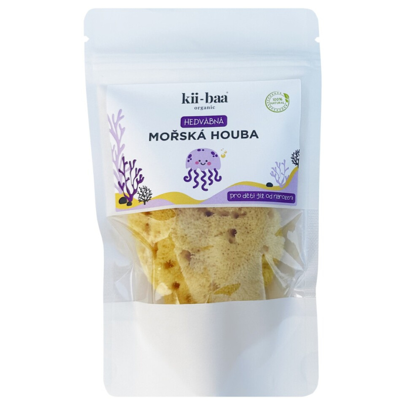 Kii-baa nejjemnější mořská houba k mytí miminka