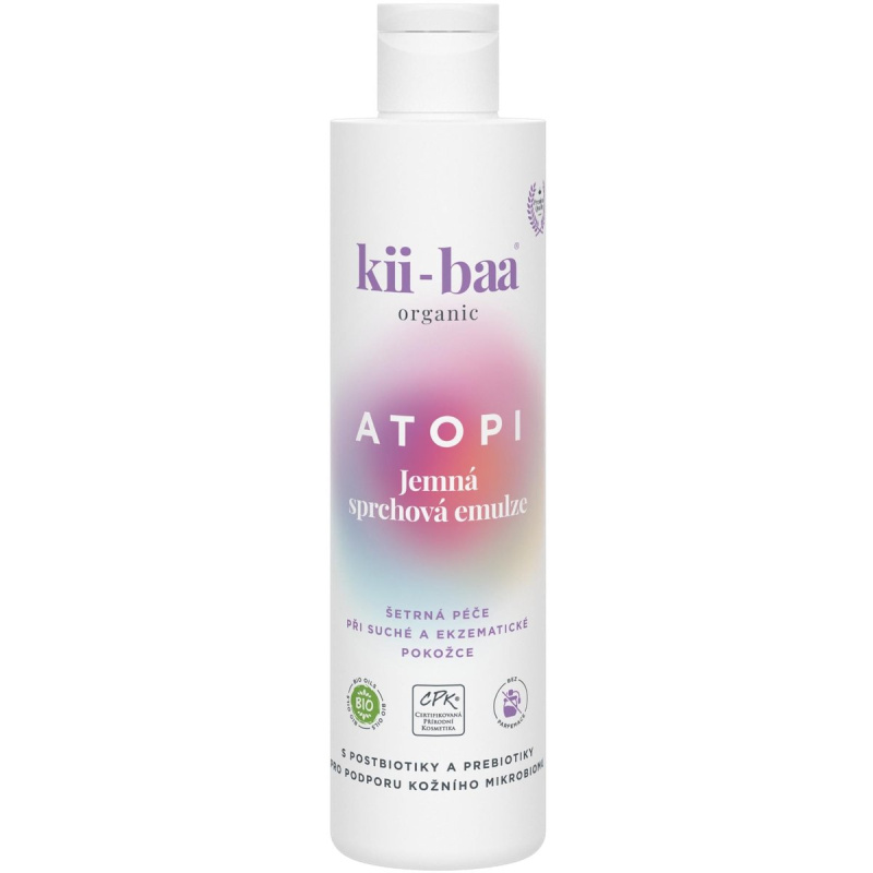 Kii-baa Organic BIO Atopi jemná sprchová emulze