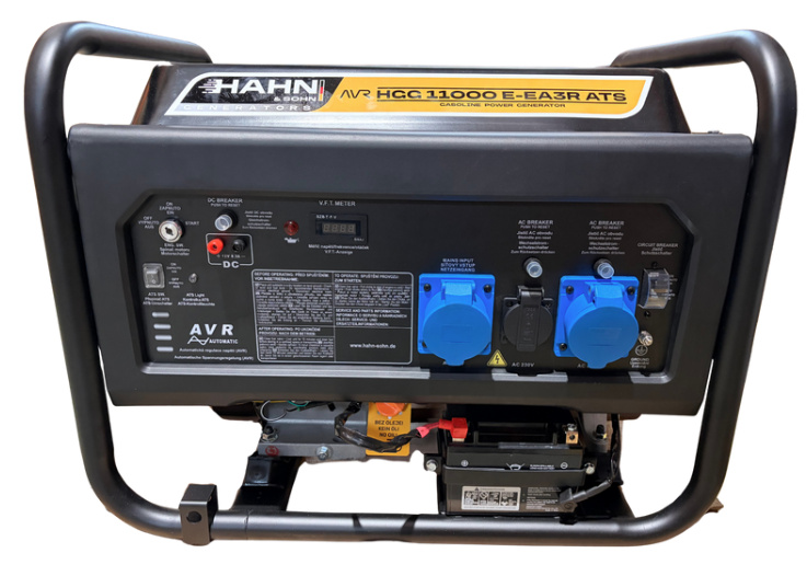 Benzínová elektrocentrála Hahn & Sohn HGG11000E-EA3R ATS