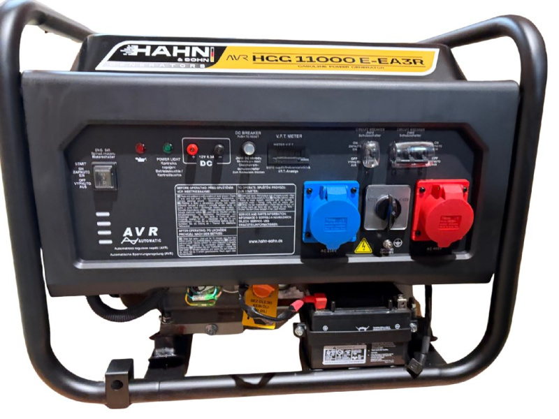 Benzínová elektrocentrála Hahn & Sohn HGG11000E-EA3R
