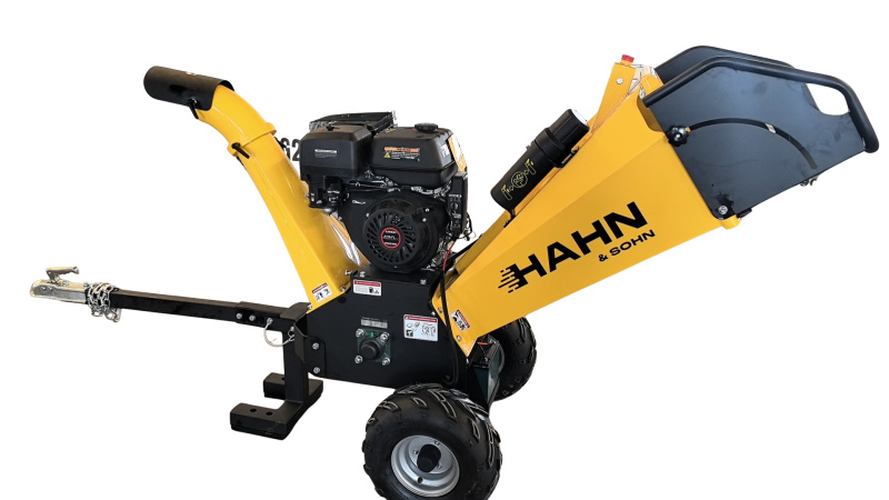 Benzínový zahradní štěpkovač Hahn & Sohn HDV03APRO-E s elektrickým startem