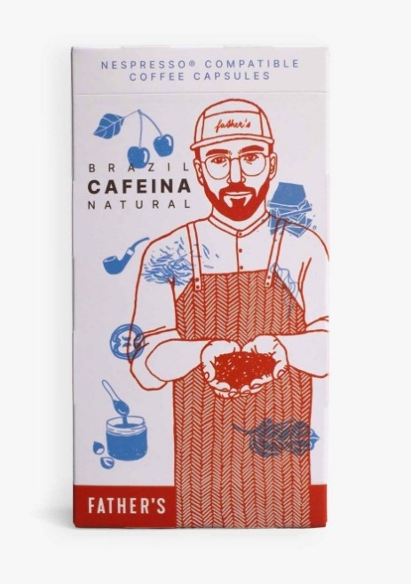 Father's Coffee Kapsle – Brazílie Cafeina Natural