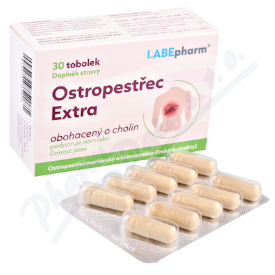 Labe Pharm Ostropestřec EXTRA s cholinem tob.30