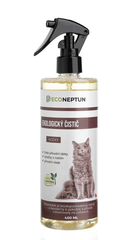 EcoNeptun Ekologický čistič kočky natural 400 ml