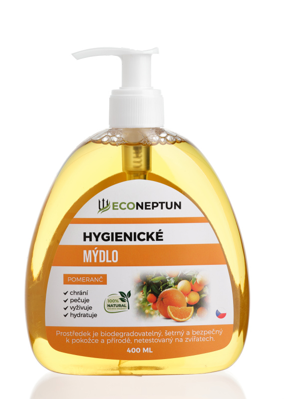 EcoNeptun Hygienické mýdlo pomeranč 400 ml