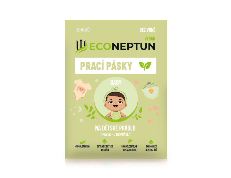 EcoNeptun prací pásky baby 20 ks
