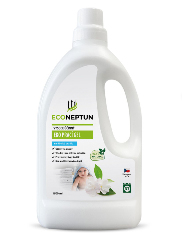 EcoNeptun Prací gel na dětské prádlo 1,5l, 37PD