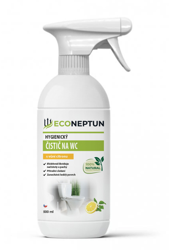 EcoNeptun Hygienický čistič WC citron, 500ml