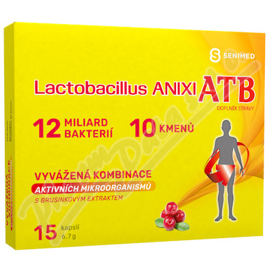 Lactobacillus ANIXI ATB 15 kapslí
