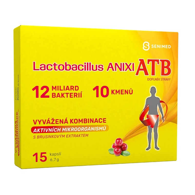 Lactobacillus ANIXI ATB 15 kapslí