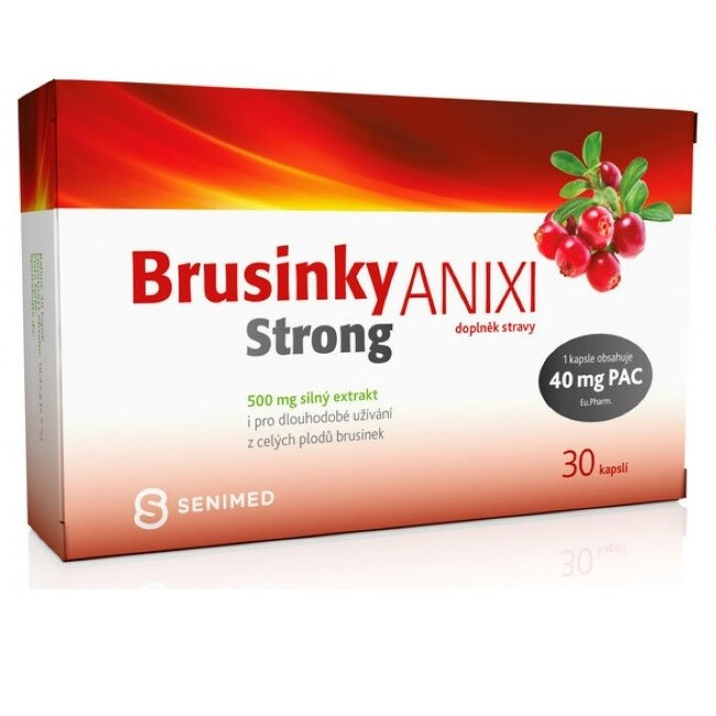 Brusinky ANIXI Strong 500 mg 30 kapslí