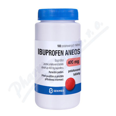 IBUPROFEN ANEOS 400MG Potahovaná tableta 100