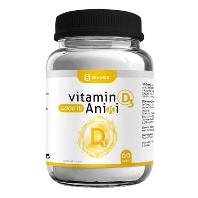 SENIMED Anixi vitamin D3 4000IU 60 kapslí