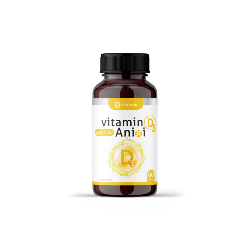 SENIMED Anixi vitamin D3 4000IU 60 kapslí