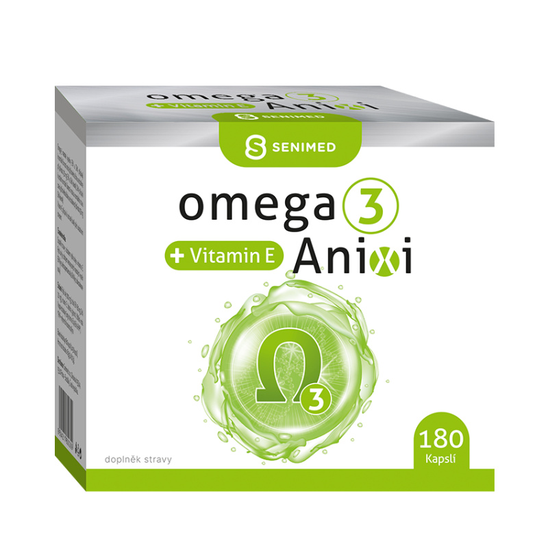 SENIMED Anixi omega 3 + Vitamin E 180 kapslí