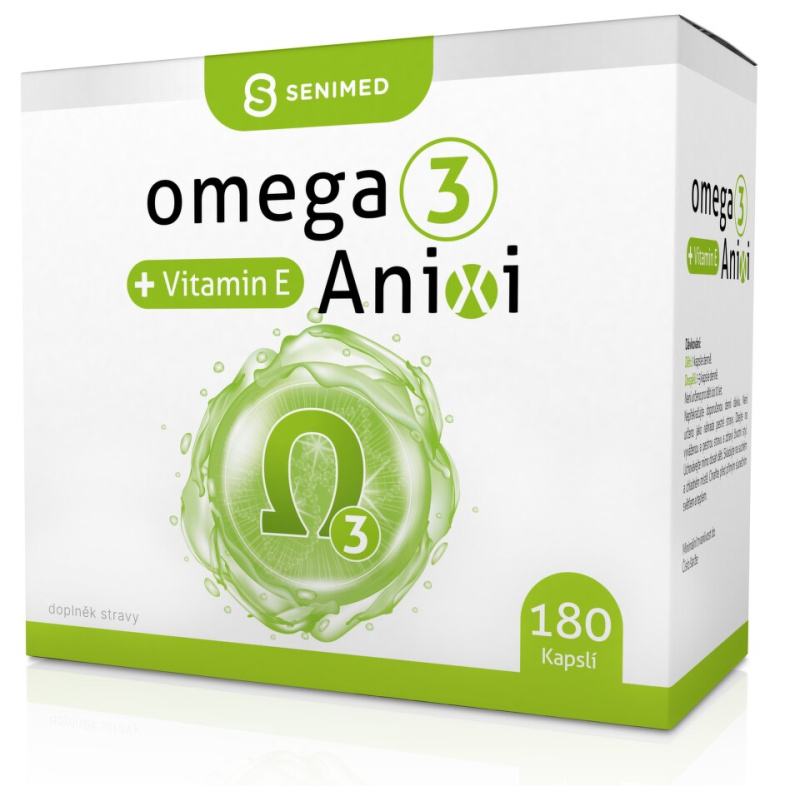 SENIMED Anixi omega 3 + Vitamin E 180 kapslí