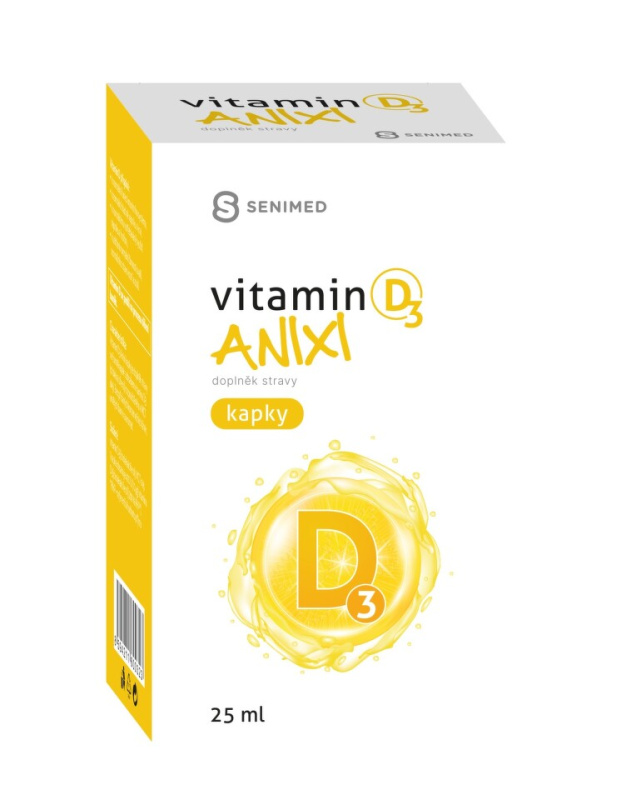 SENIMED Anixi vitamin D3 kapky 25ml