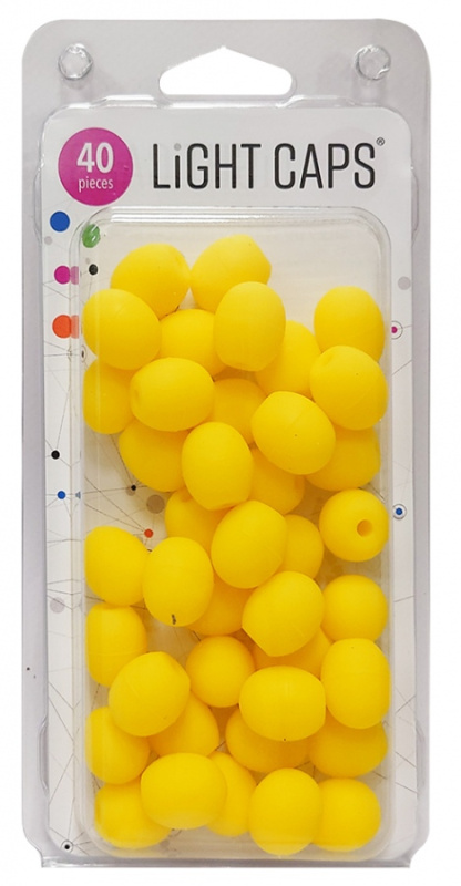 Návleky na LED řetězy žluté 40 ks Anděl Přerov s.r.o.