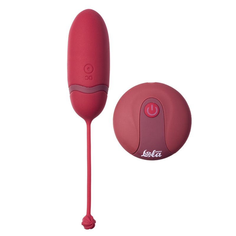 Lola Games Love Story Mata Hari wine red Vibrační vajíčko na dálkové ovládání