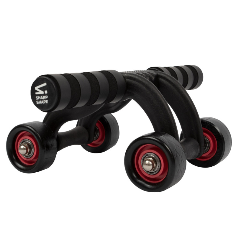SharpShape Posilovací kolečko AB FOUR WHEEL