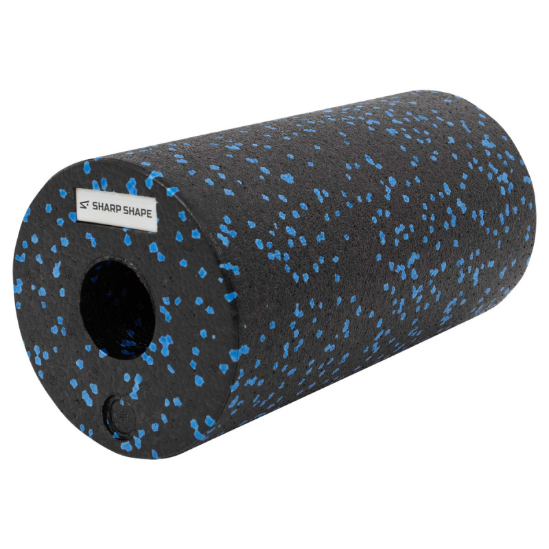 SharpShape Masážní válec FOAM ROLLER modro-černý - 30 × 15 cm