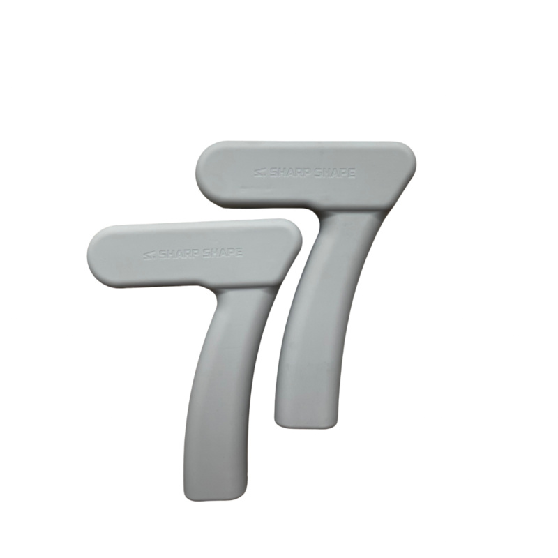 SharpShape Silikonové činky "7" 2X1 kg béžová moonstone