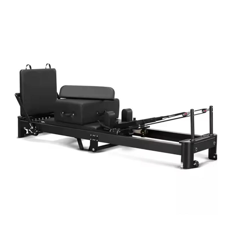 SharpShape Pilates Reformer hliníkový černý