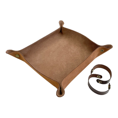 Kožená rolovacia podložka Dice Tray