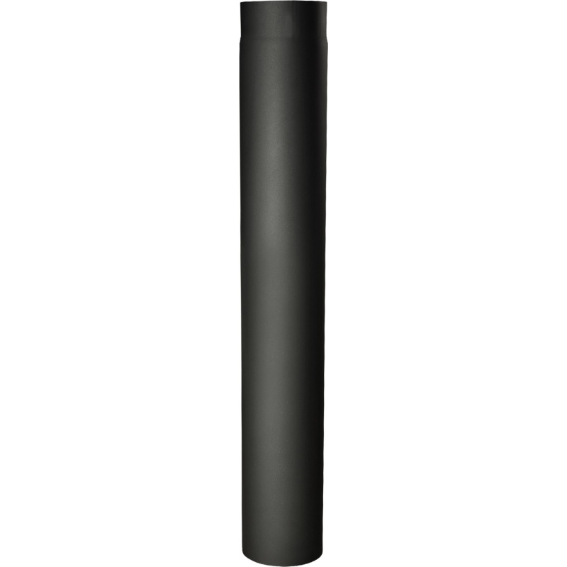 Roura kouřová silnostěnná černá, pr. 130 mm, délka 1 m