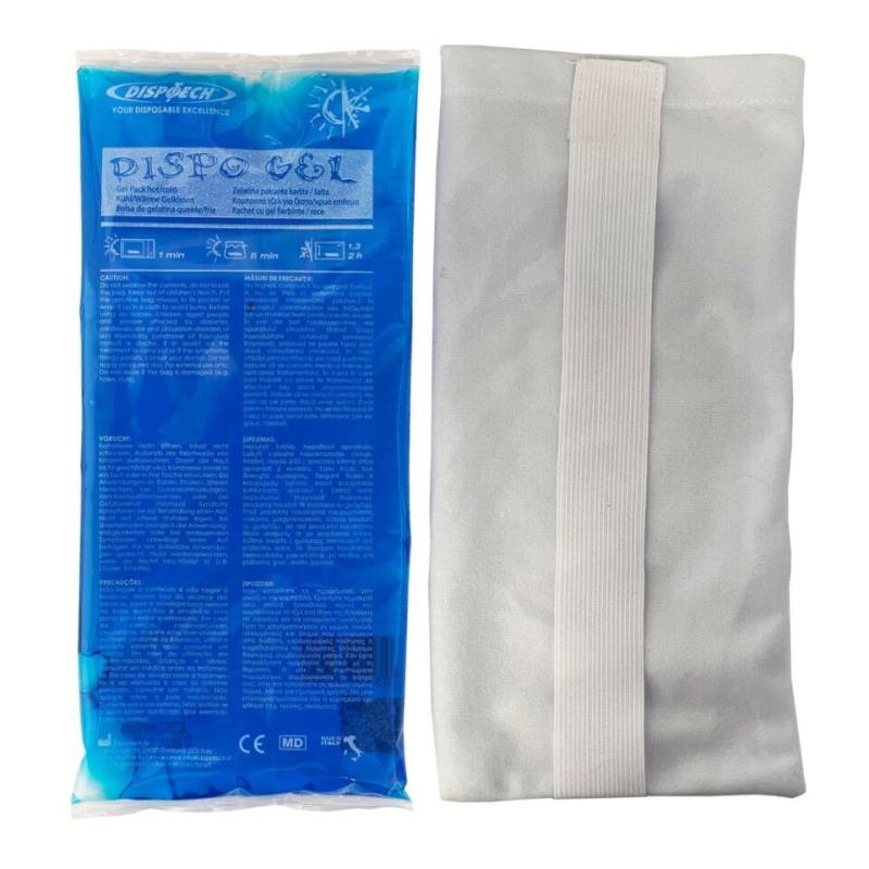 DISPO GEL gelový sáček horký/studený + samodržící obal 11 x 26 cm 1 ks