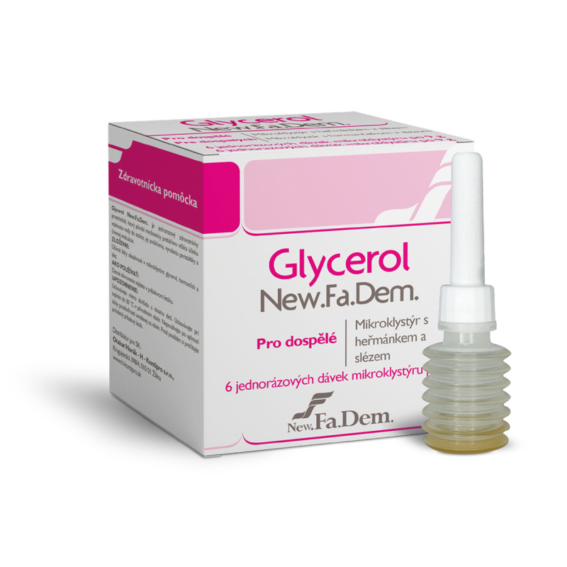 GLYCEROL Mikroklystýr pro dospělé 6 x 9 g