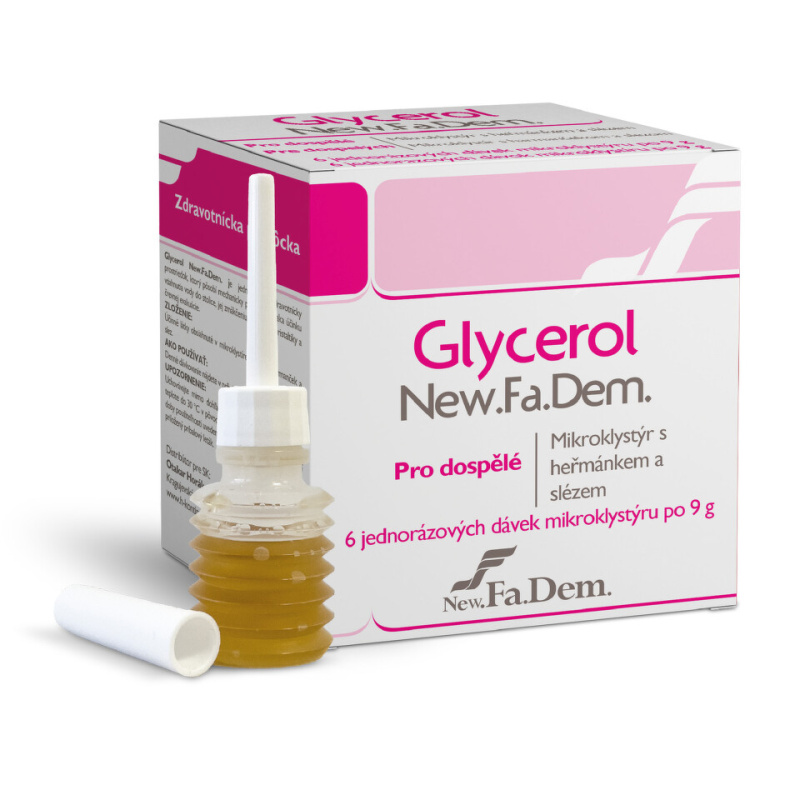 GLYCEROL Mikroklystýr pro dospělé 6 x 9 g