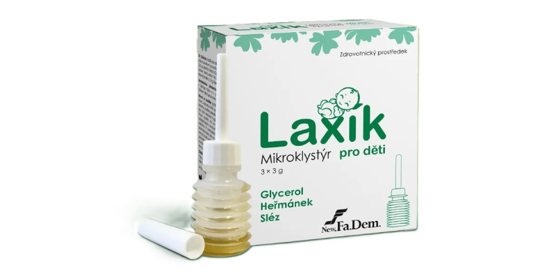 CAREFY Laxík mikroklystýr pro děti 3x3 g