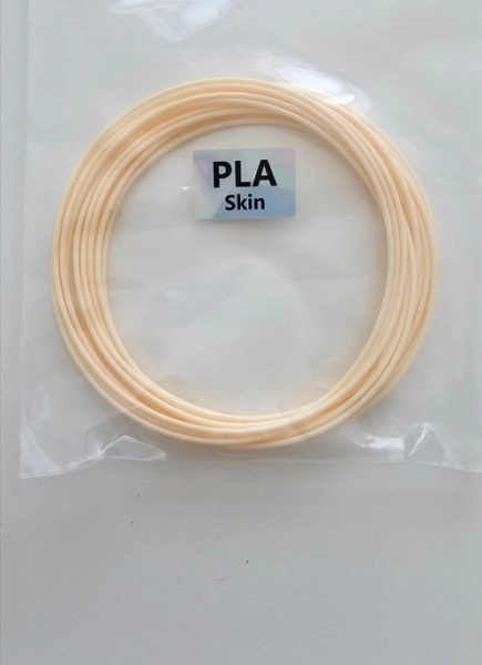 PLA filament tělový 1,75 mm – vzorový úsek 15 m