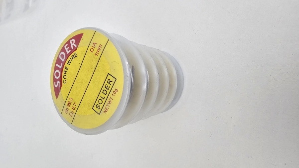 Bezolovnatý pájecí cín 1 mm, 5×10 g (Sn99.3Cu0.7)