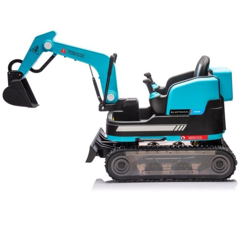 Dětský elektrický bagr BLUETOUCH - modrý